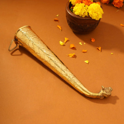 Brass Nandi Gangajali (11.5 Inch)