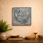 Silver Garuda Wall Hanging Plate (13.5 Inch)