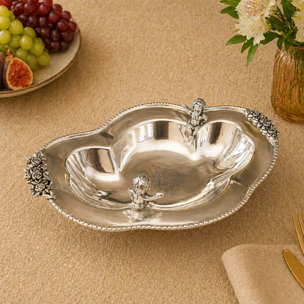 Brass Oval Decorative Dish Bowl / Platter