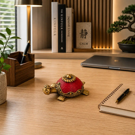 Brass Dhokra Tortoise Vastu/Feng Shui