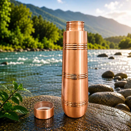 Copper Ring Design Water Bottle (10.5 Inch)