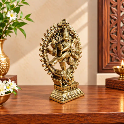Brass Lightweight Nataraja Dancing Shiva Statue
