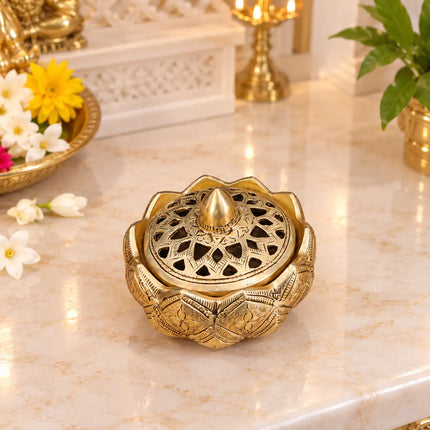 Brass Louts Dhoop Dani & Incense Holder