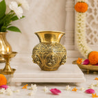 (Without base) Height - 4 inch (5 x 5 x 4 inch) ; weight - 400 gram