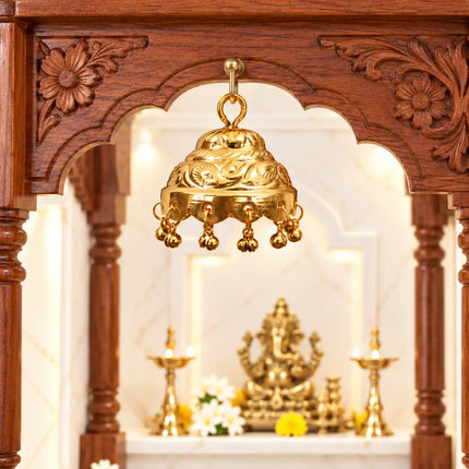 Brass Chatra for God and Temple (3 Inch)