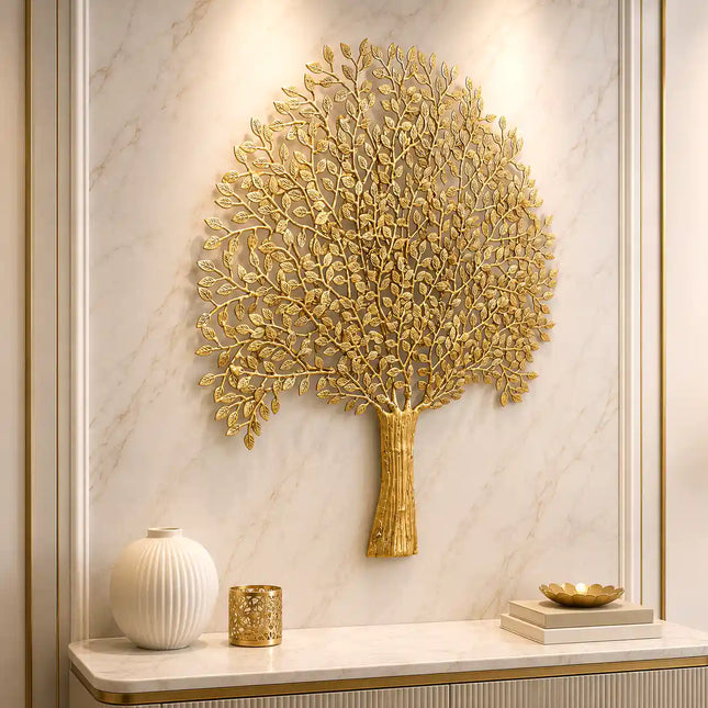 Brass Kalpvriksha Wall Hanging (41 Inch)