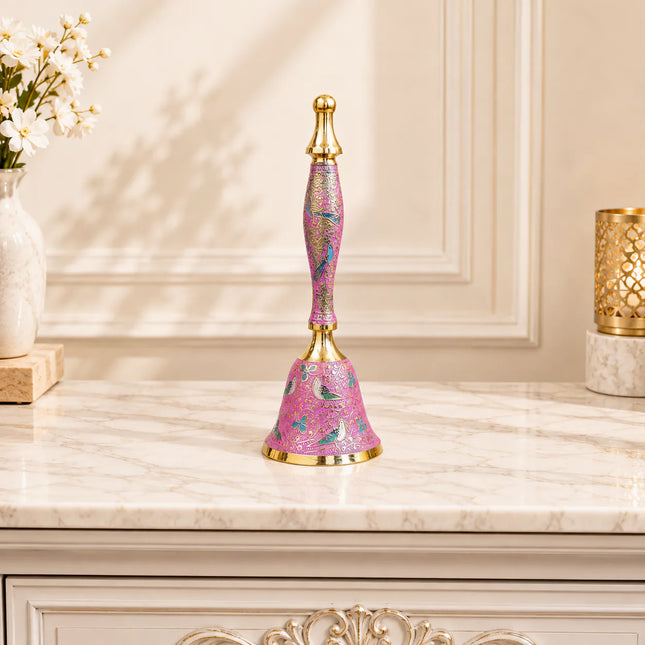 Brass Hand Painted Meenakari Handbell