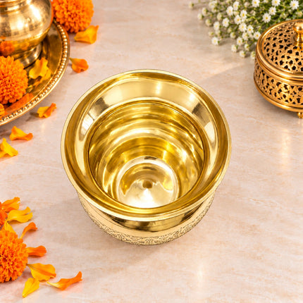 Brass Pooja Kalash (4 Inch)