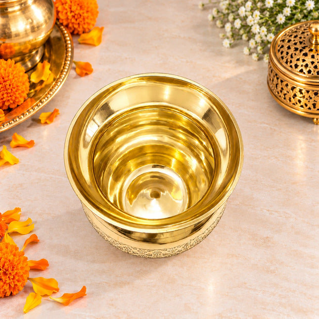 Brass Pooja Kalash (4 Inch)