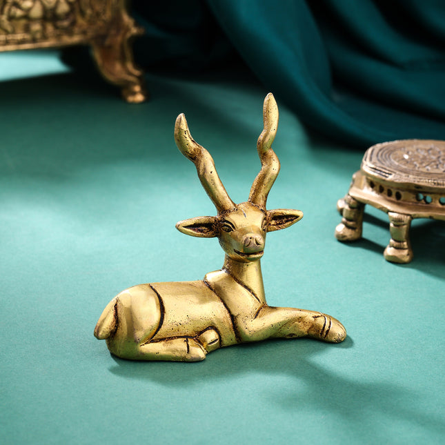 Brass Deer set (3.5 Inch)