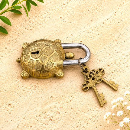 Brass Door Lock With Brass Keys