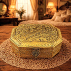 Brass Handcrafted Jewellery Box (3 Inch)