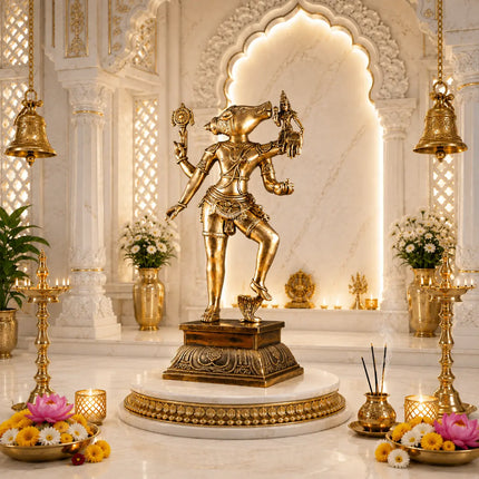 Brass Standing Varahi Devi Idol (24 Inch)