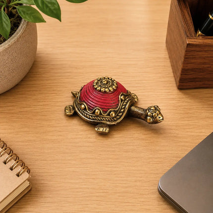 Brass Dhokra Tortoise Vastu/Feng Shui