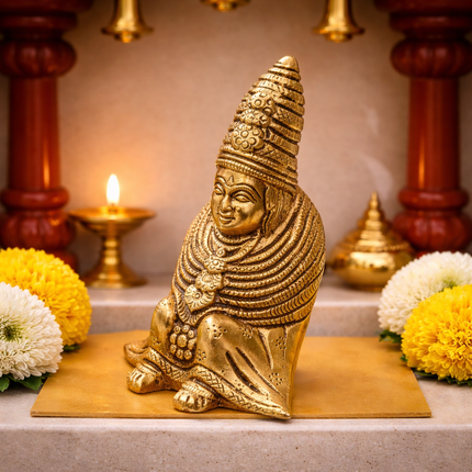 Brass Tulja Bhavani Idol