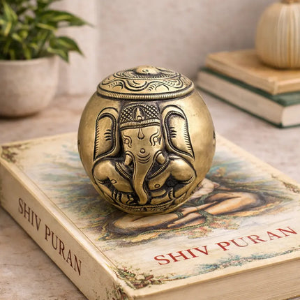 Brass Circular Paper Weight (3 Inch)