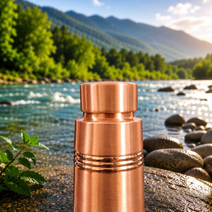 Copper Ring Design Water Bottle (10.5 Inch)