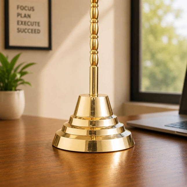Brass National Single Flag Stand (13.5 Inch)