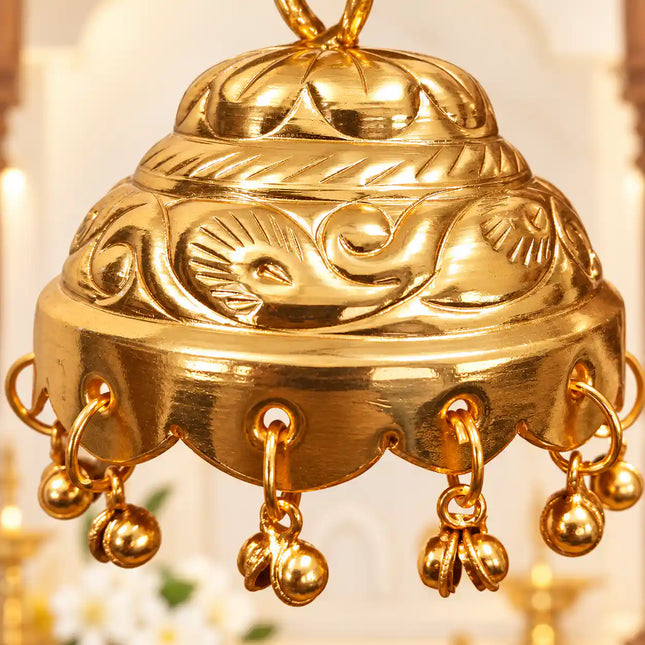 Brass Chatra for God and Temple (3 Inch)