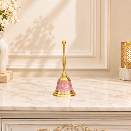 Brass Hand Painted Meenakari Handbell