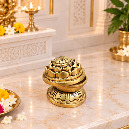Brass Louts Dhoop Dani & Incense Holder