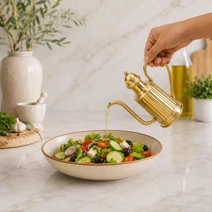 Brass Oil Dispenser / Bottle (8.5 inch)