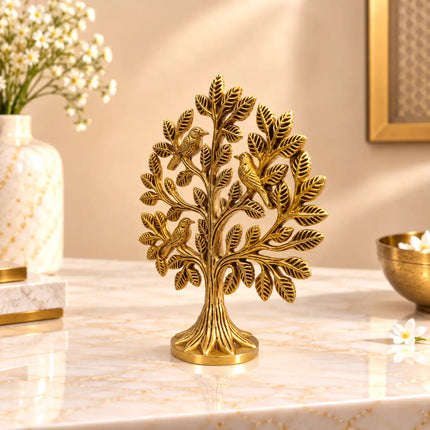 Brass Kalpvriksha Table Decor (5.5 inch)