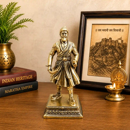 Brass Lightweight Chatrapati Shivaji Maharaj Idol