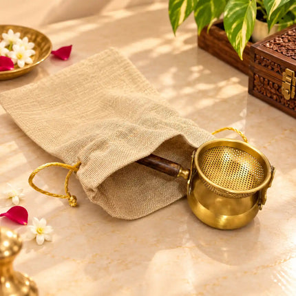 Brass Pooja Potli Gift Hamper: Bulk Corporate Gifting