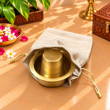 Brass Pooja Potli Gift Hamper: Bulk Corporate Gifting
