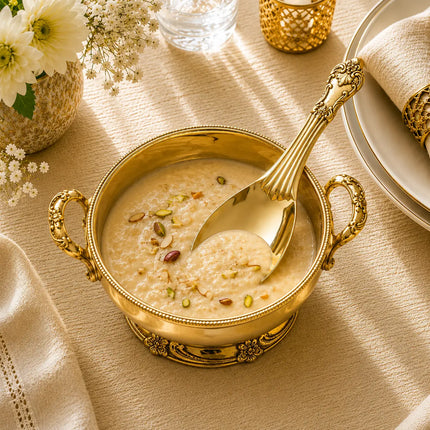 Brass Rice Serving Spoon Pair (9 Inch)