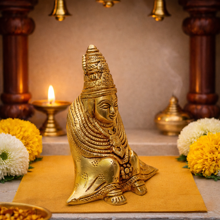Brass Tulja Bhavani Idol