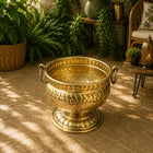 Brass Bucket Planter Pot