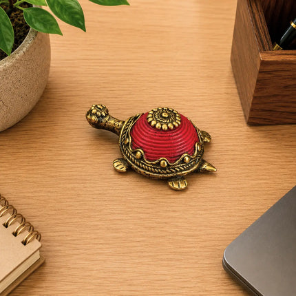 Brass Dhokra Tortoise Vastu/Feng Shui
