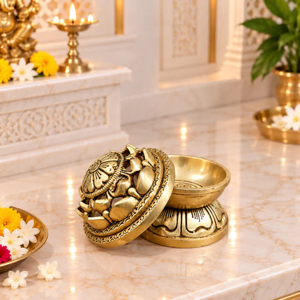 Brass Louts Dhoop Dani & Incense Holder