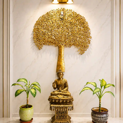 Brass Kalpvriksha Wall Hanging (41 Inch)