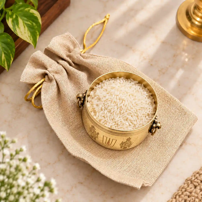 Brass Pooja Potli Gift Hamper: Bulk Corporate Gifting