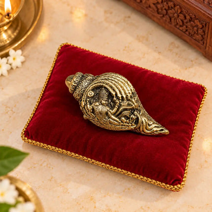 Brass Lightweight Vishwaroopam Vishnu Conch