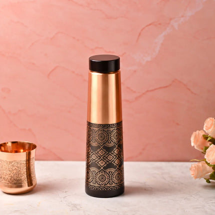 Copper Premium Pen Sparkle Bottle (10.5 Inch)
