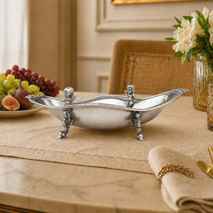Brass Oval Decorative Dish Bowl / Platter
