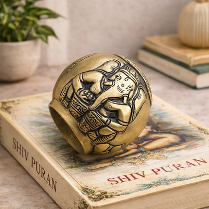 Brass Circular Paper Weight (3 Inch)