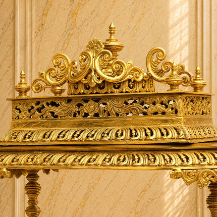 Brass Vaikuntham Heritage Simhasan / Temple (39 Inch)