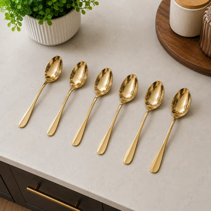 Brass Spoon Set (Pack Of 6)