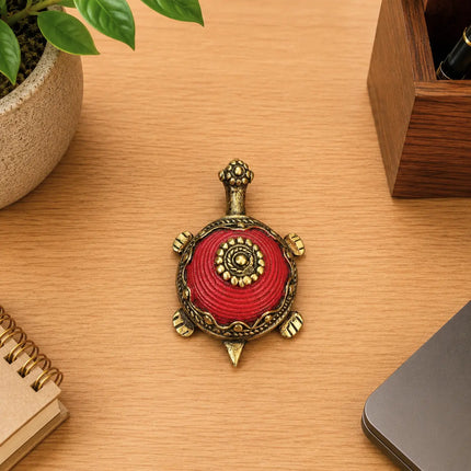 Brass Dhokra Tortoise Vastu/Feng Shui