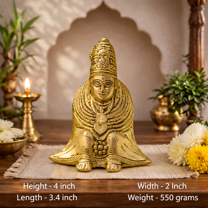 Brass Tulja Bhavani Idol