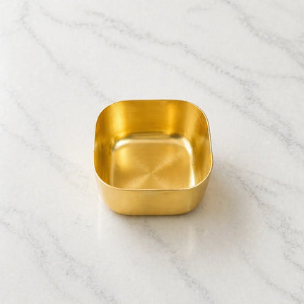 Brass Square Masala Daani / Spice Box (2 Inch)