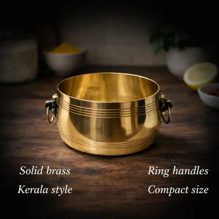 Brass Kerala Rice Vessel (2 Inch)