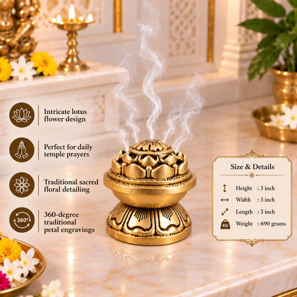 Brass Louts Dhoop Dani & Incense Holder