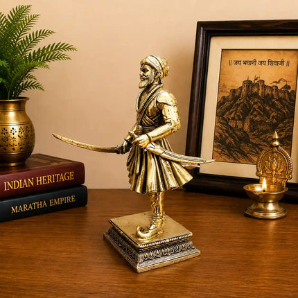 Brass Lightweight Chatrapati Shivaji Maharaj Idol