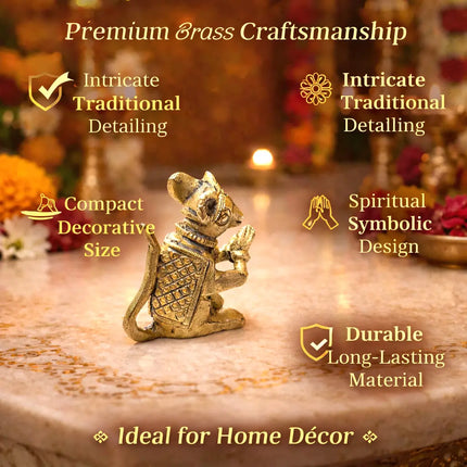 Brass Mushak / Rat Idol (2.5 Inch)